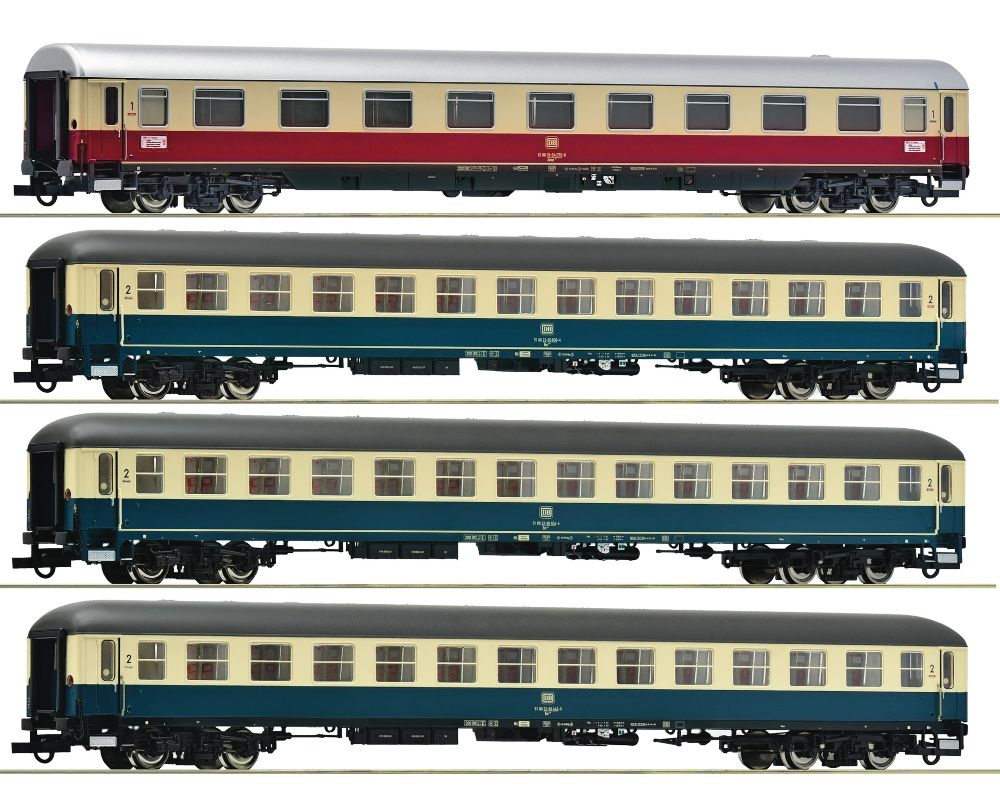 Roco 6200154 4-tlg Set IC 511 „Chiemgau“ DB 1:87 Spur H0 DC NEU
