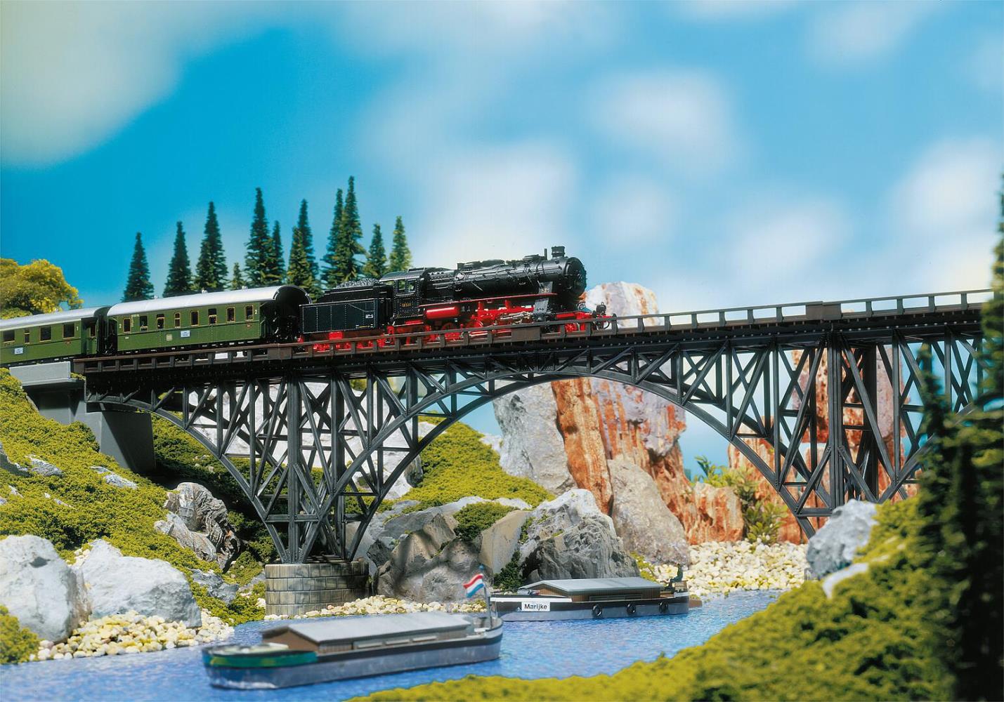 Faller 120541 Stahlträgerbrücke 1:87 Spur H0 Bausatz Neu OVP