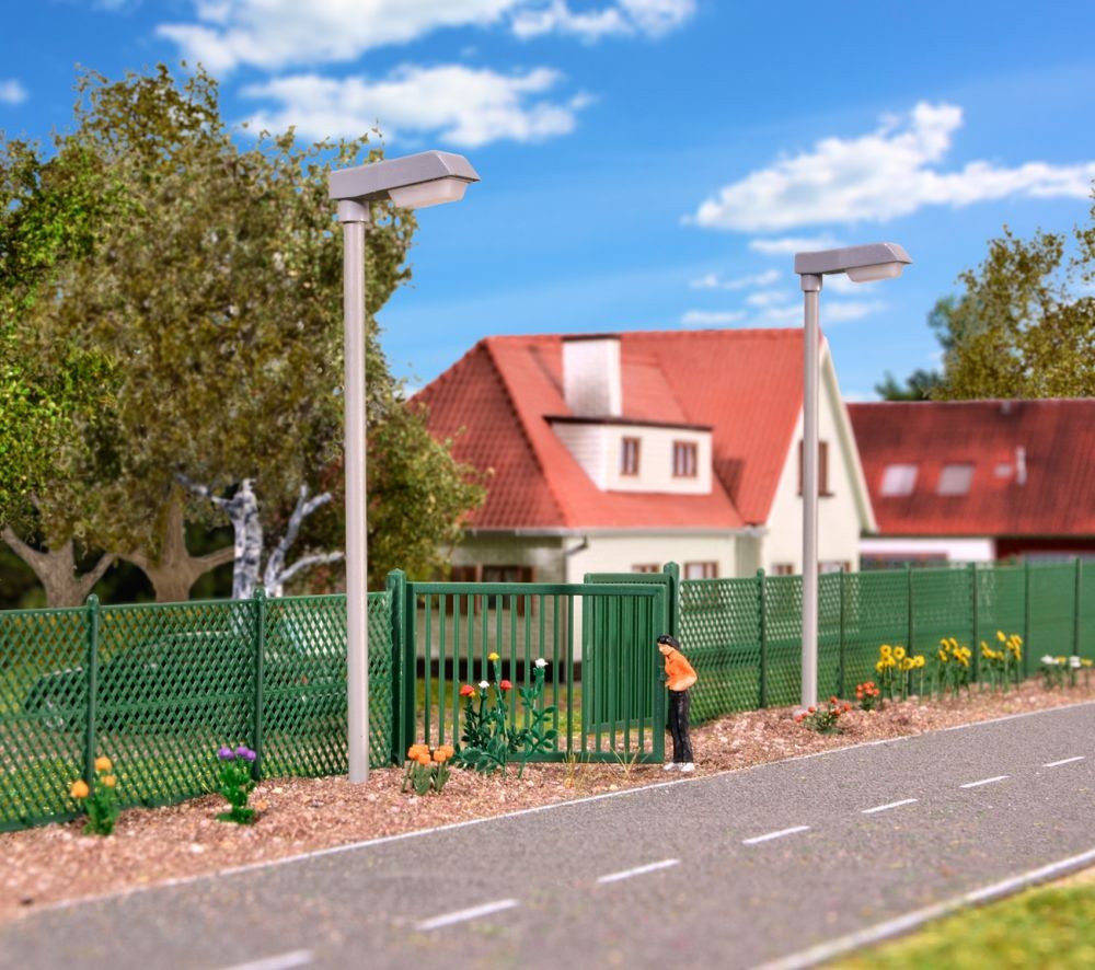 Kibri 38603 H0 Maschendrahtzaun grün
