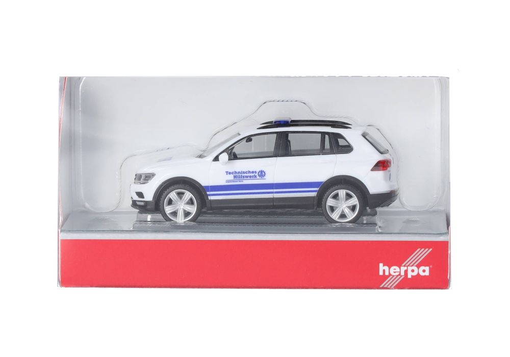 Herpa 098687 VW Tiguan "THW Gera Thüringen" 1:87 Spur H0 NEU