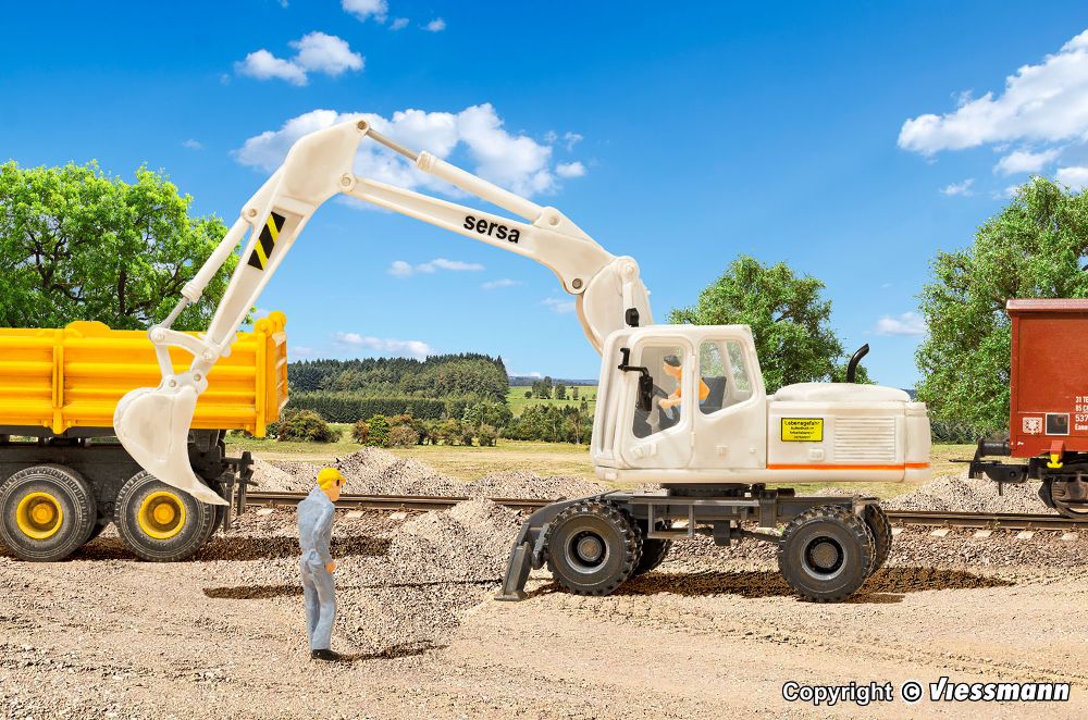Kibri 11266 SERSA ATLAS Mobilbagger 1604 1:87 Spur H0 Bausatz