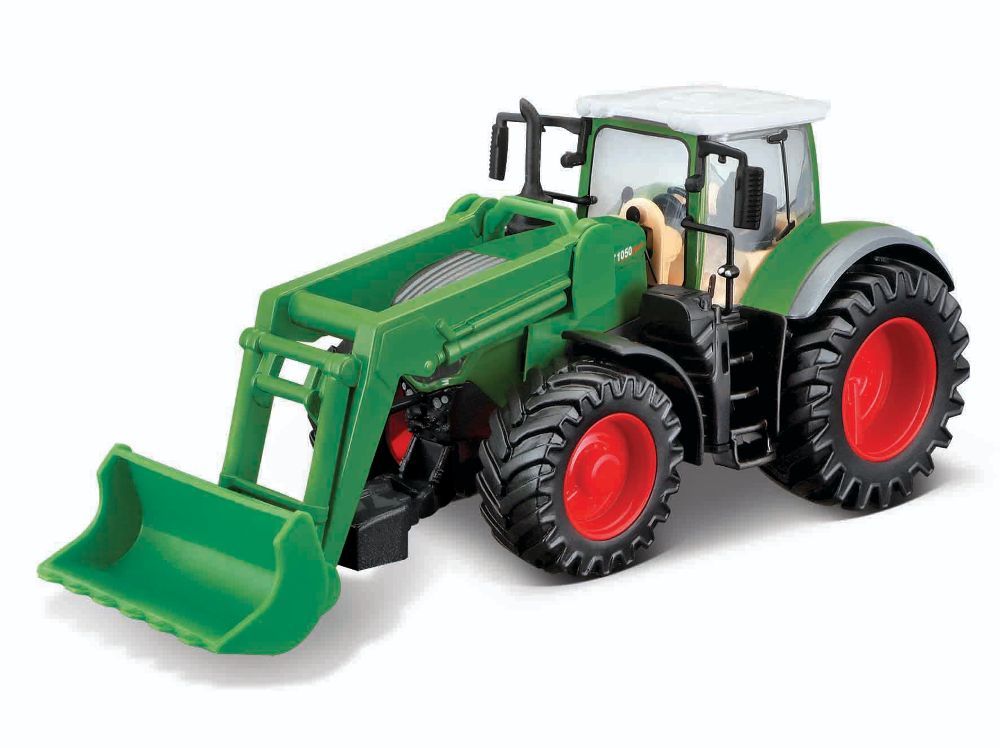 Bburago 18-31631 Traktor Fendt 1050 Vario mit Frontlader 10 cm NEU OVP