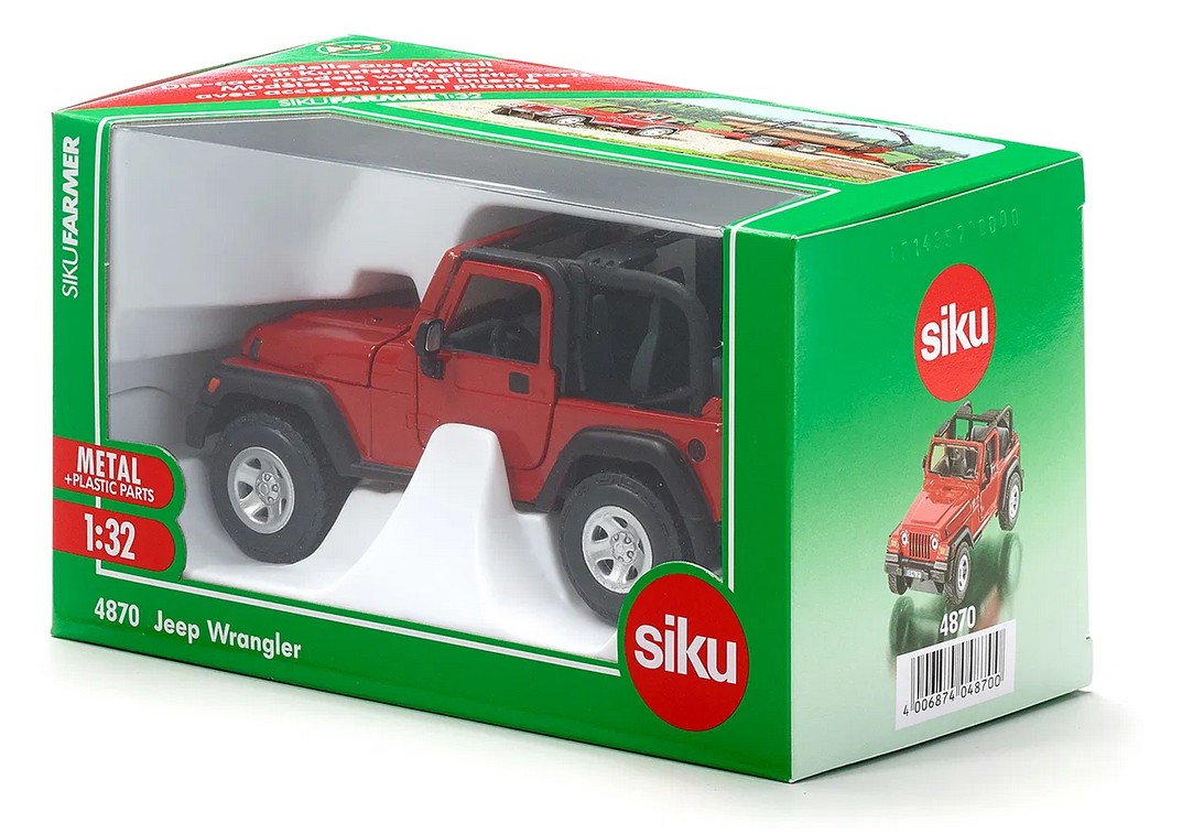 Siku 4870 Jeep Wrangler Geländewagen 1:32 Spur 1 Standmodell