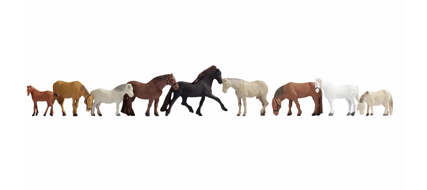 Noch 45761 Pferde 1:120 Spur TT Neu OVP Tiere Figuren