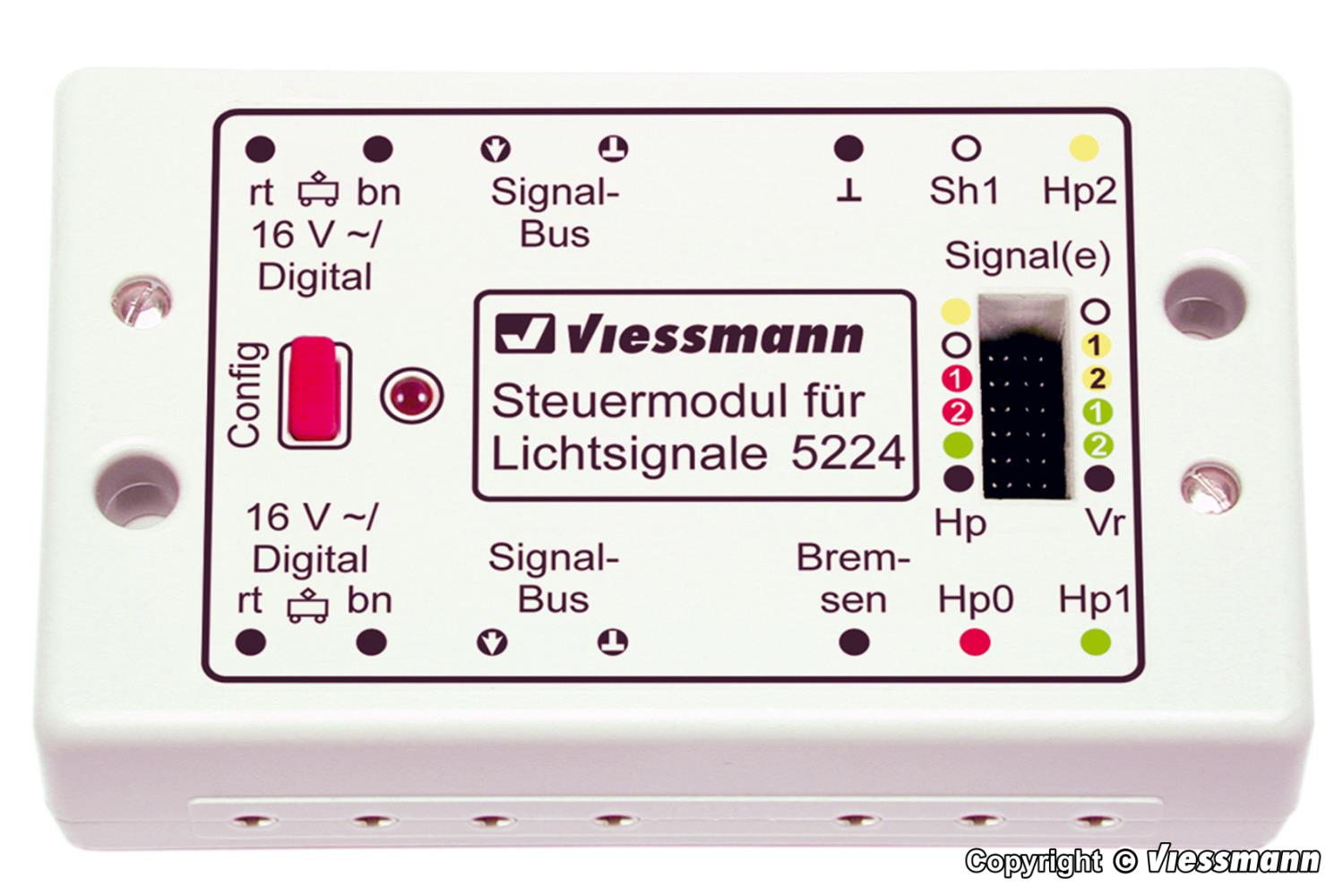 Viessmann 5224 Steuermodul für Lichtsignale digital/analog Neu OVP