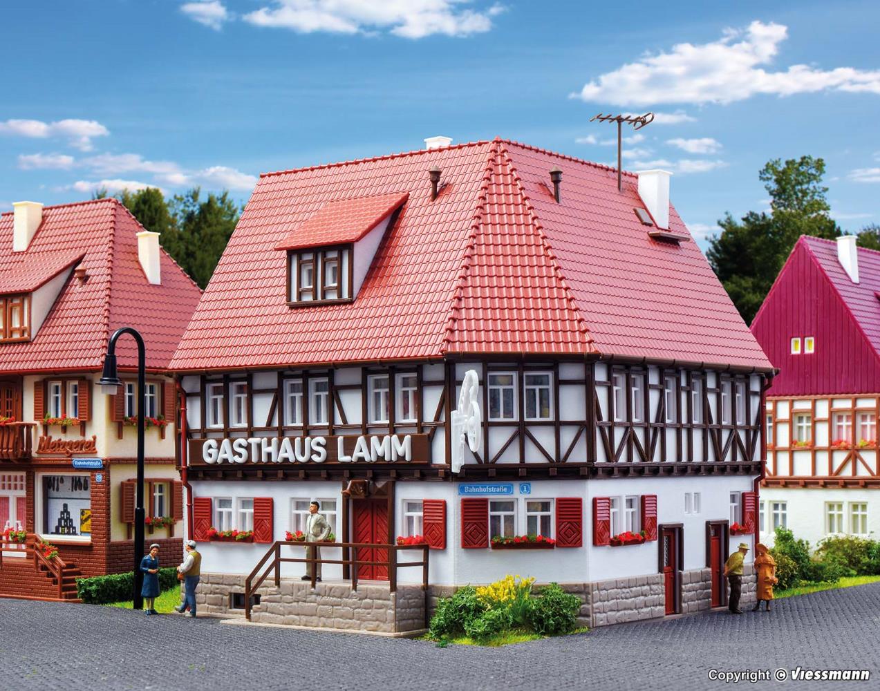 Vollmer 43645 Gasthaus Lamm 1:87 Spur H0 Bausatz Neu OVP