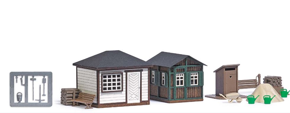 Busch 1616 Gartenlauben Set 1