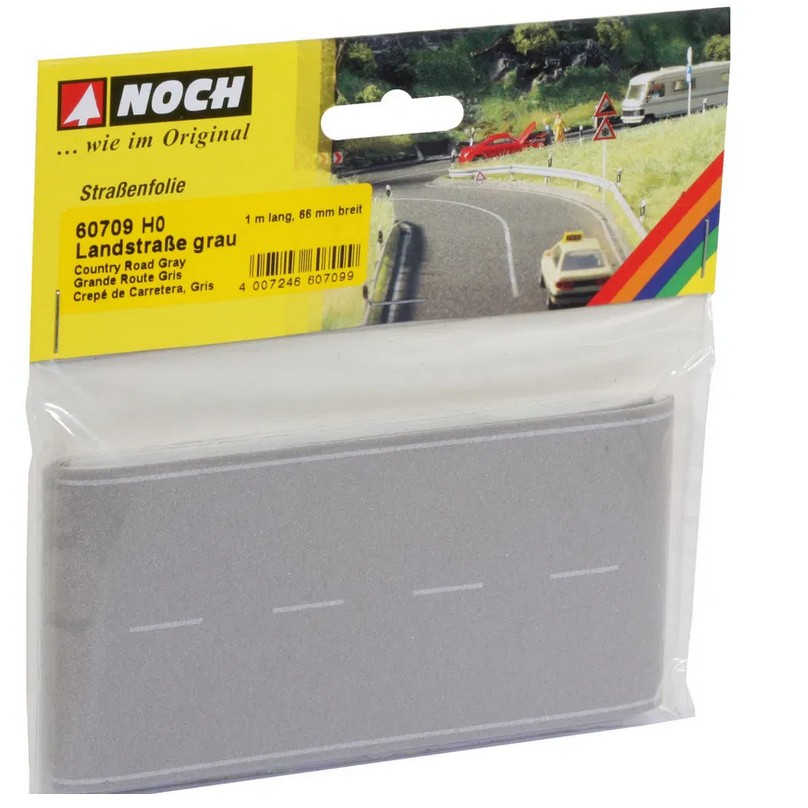 Noch 60709 Landstraße grau 100 x 6,6 cm 1:87 Spur H0 NEU OVP