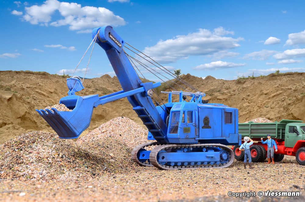 Kibri 11265 MENCK Bagger mit Hochlöffel 1:87 Spur H0 Bausatz