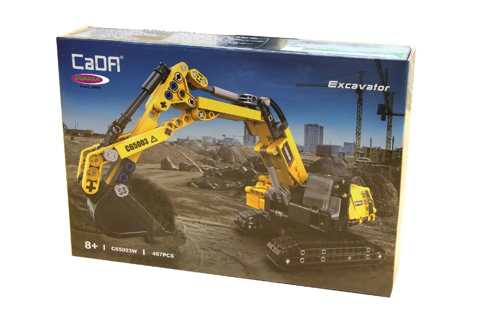 CaDA C65003W Bagger 1:28 Bausatz NEU OVP Bricks