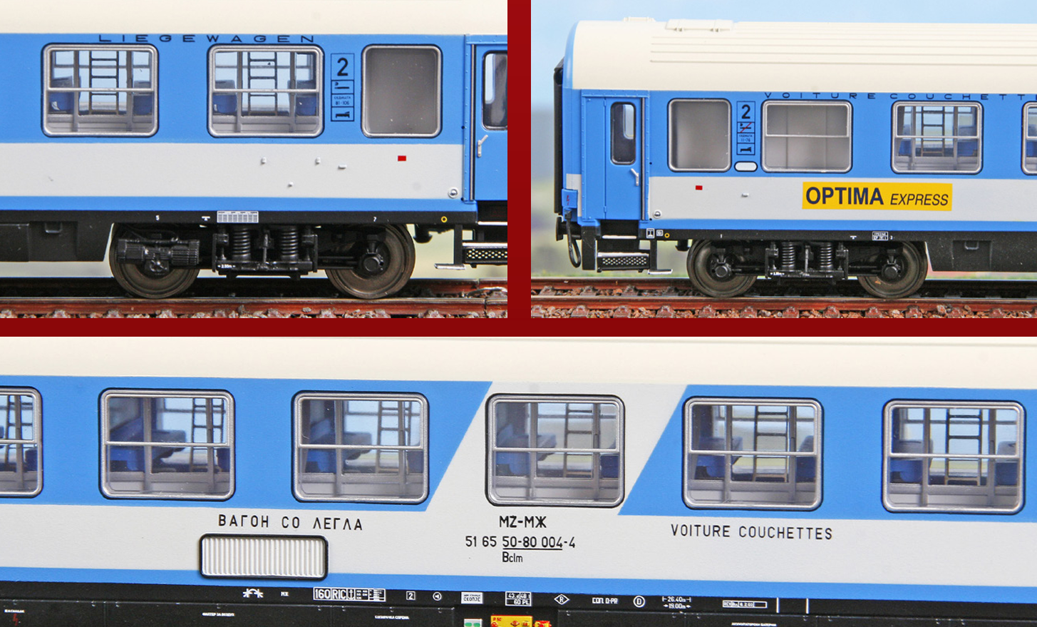 ACME 52831 Liegewagen Typ Z2 Optima Express 1:87 Spur H0 DC
