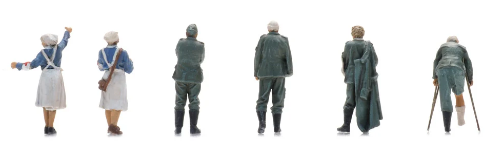 Artitec 5870112 WM verwundete Soldaten + Krankenschwester Spur H0