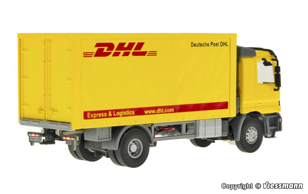 Viessmann 8118 MB ACTROS 2-achs Kofferaufbau DHL 1:87 Spur H0 NEU