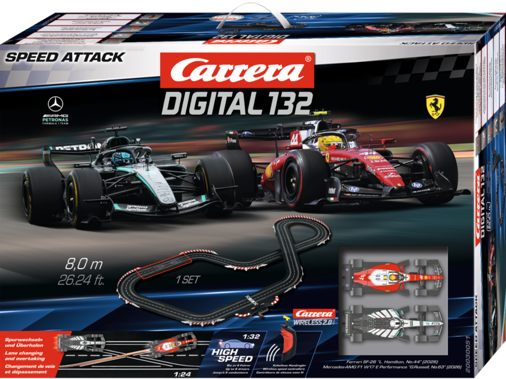 Carrera 20030051 Speed Attack Digital 132 Autorennbahn Set