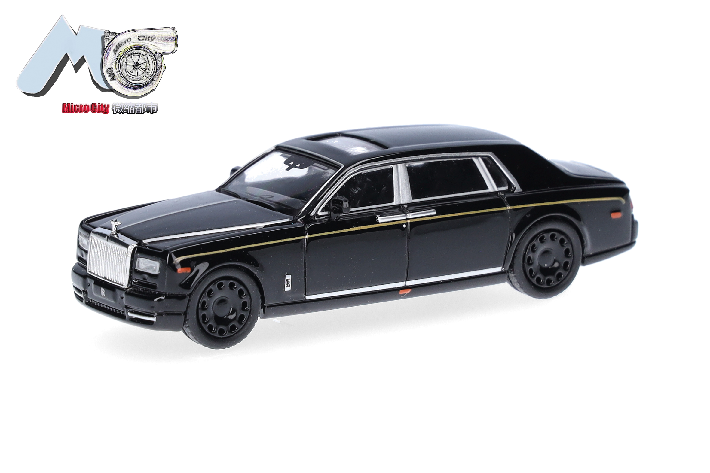 Herpa 87MC000063 Rolls Royce Phantom, schwarz