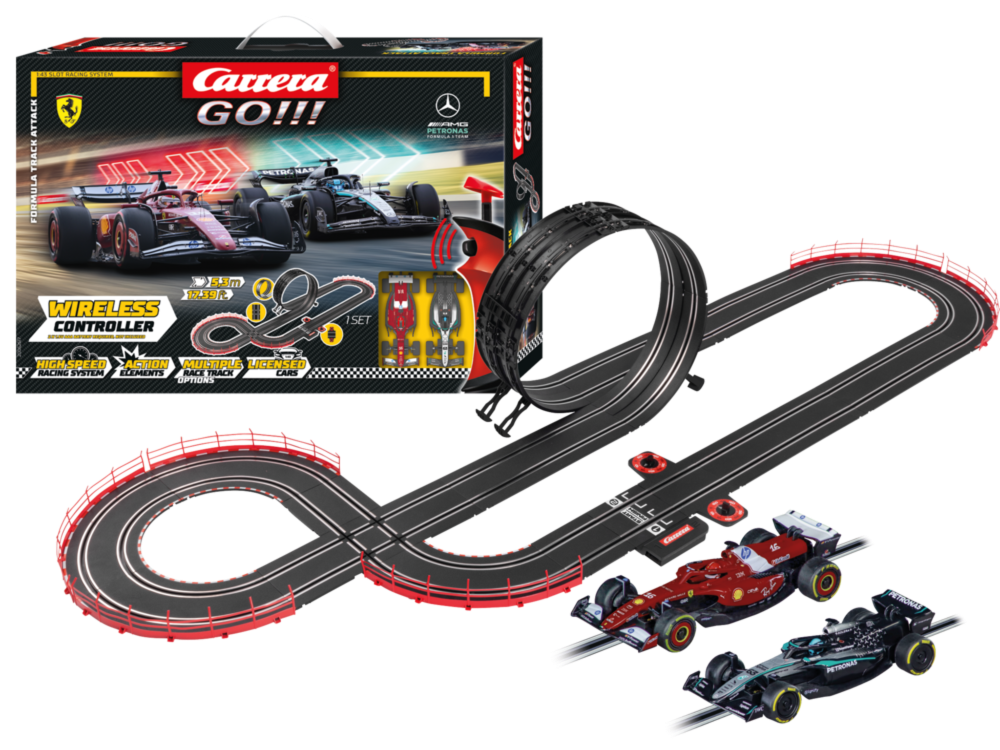 Carrera 20062617 Formula Track Attack GO!!! Autorennbahn Set NEU OVP