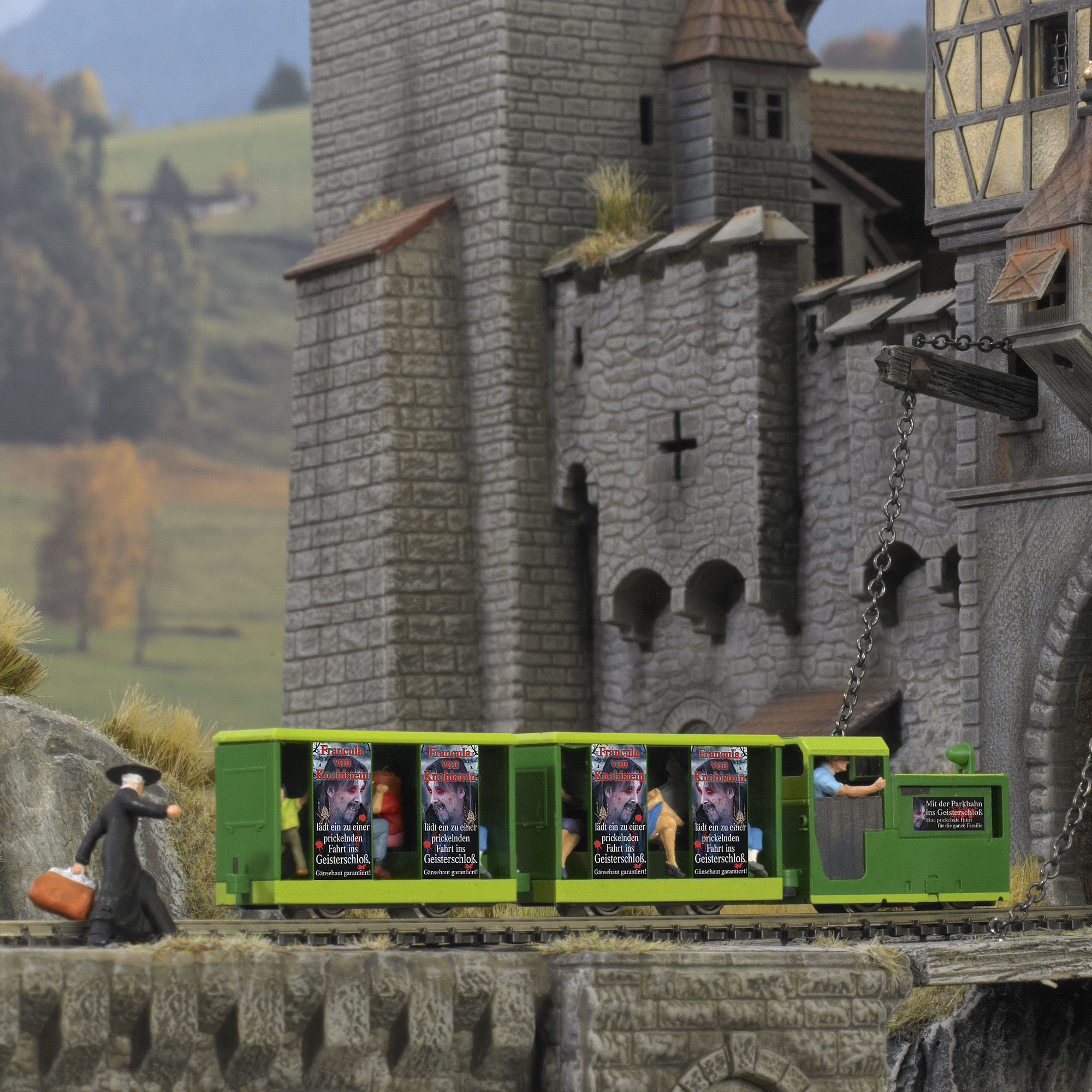 Busch 12018 Feldbahn Start-Set Parkbahn 1:87 Spur H0f Neu OVP