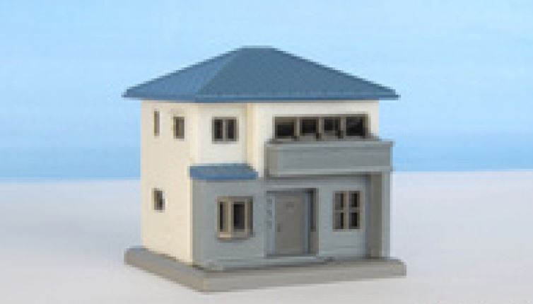 Rokuhan S042-1 Zweistöckiges Haus Typ-A beige