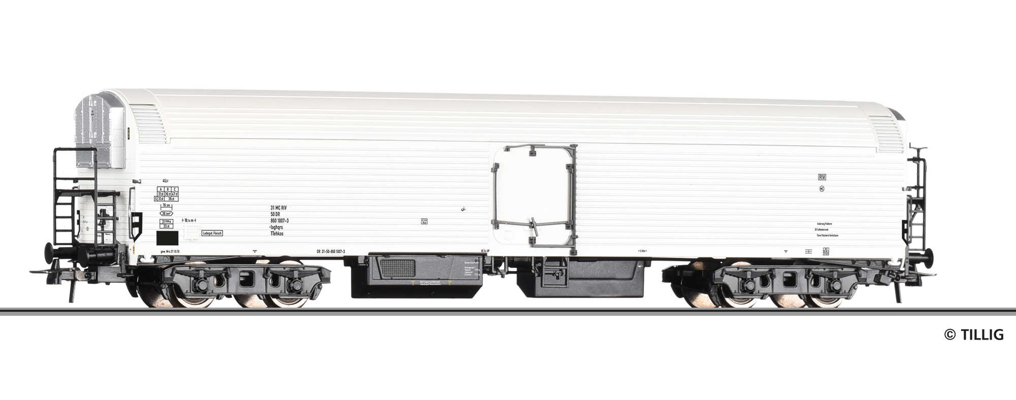Tillig 77091 Maschinenkühlwagen Iaghqrs der DR