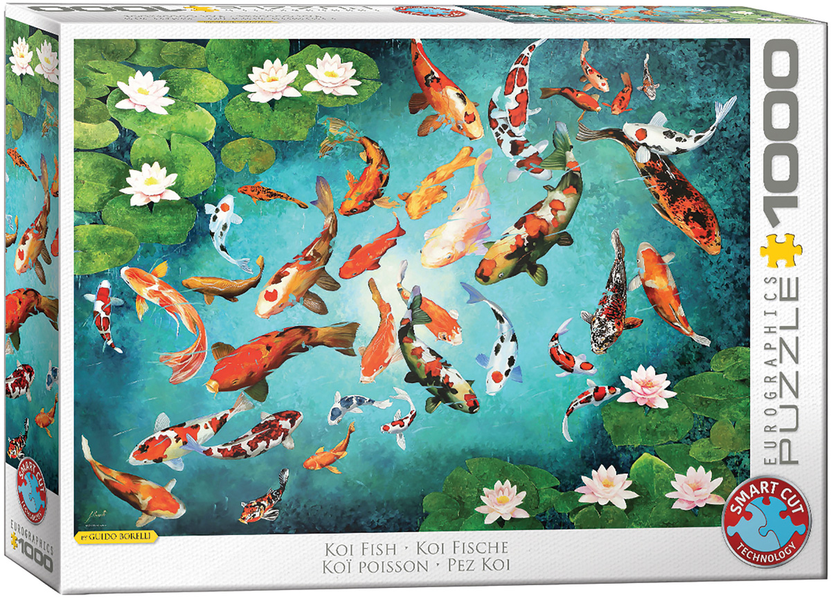EUROGRAPHICS 6000-5696 Koi-Fische 1000 Teile Puzzle NEU OVP