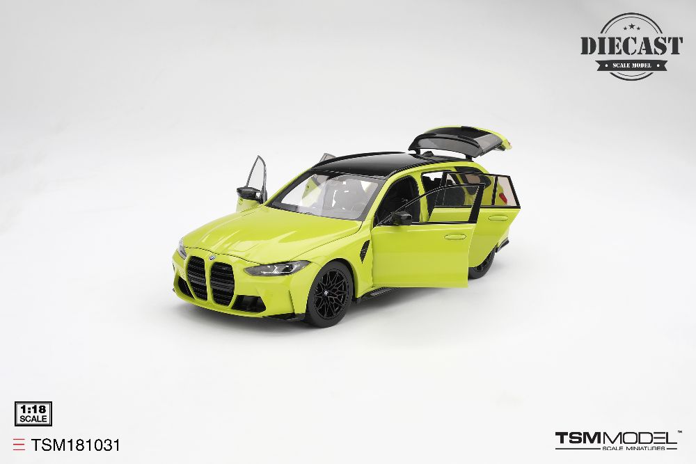 TSM TSM181031 1:18 BMW M3 TOURING (G81) SAO PAULO YELLOW SOLID 2023