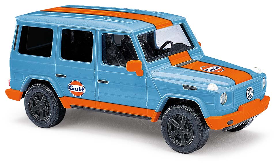 Busch 51428 Mercedes-G 90, Gulf - 1:87 - Standmodell - Neu - OVP