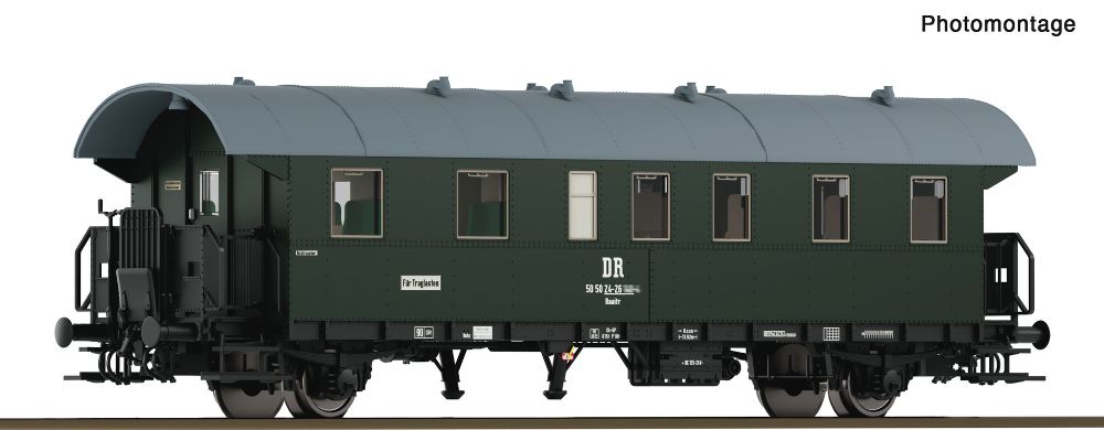 Roco 6280049 Personenwagen "Donnerbüchse" Bi 2. Kl. DR Spur TT