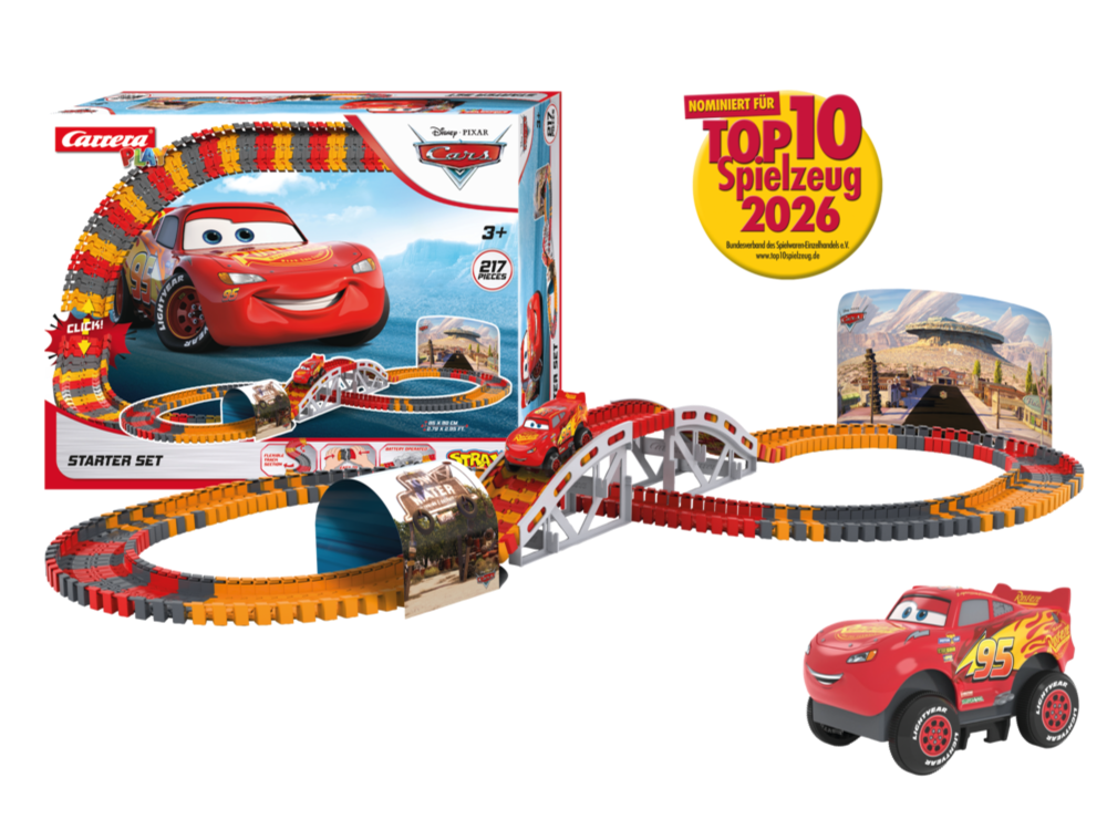 Carrera 16161000 Disney Pixar Cars Starter Set STRAX zum Bauen NEU