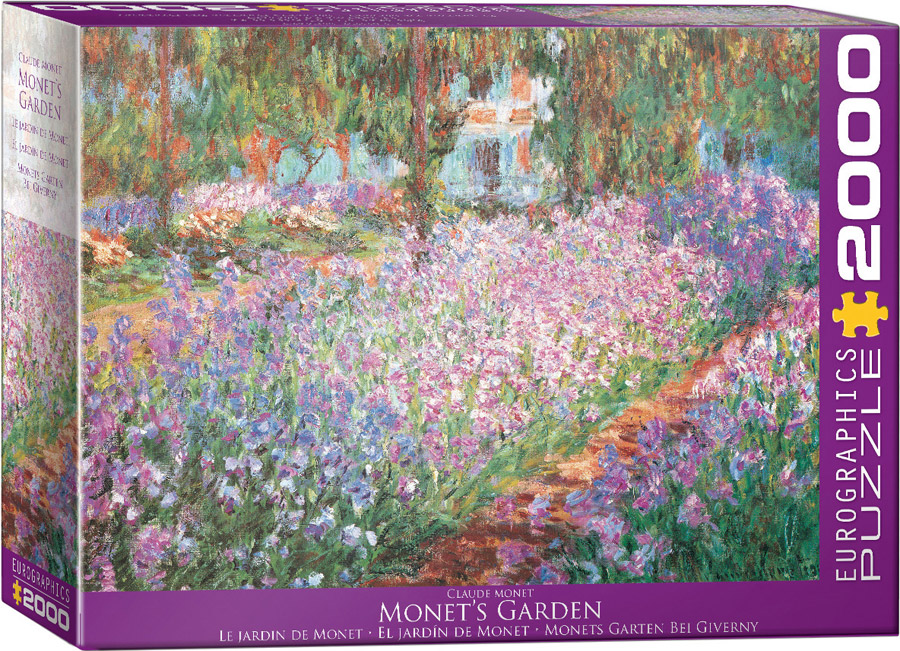 EUROGRAPHICS 8220-4908 Monets Garten 2000 Teile Puzzle NEU OVP
