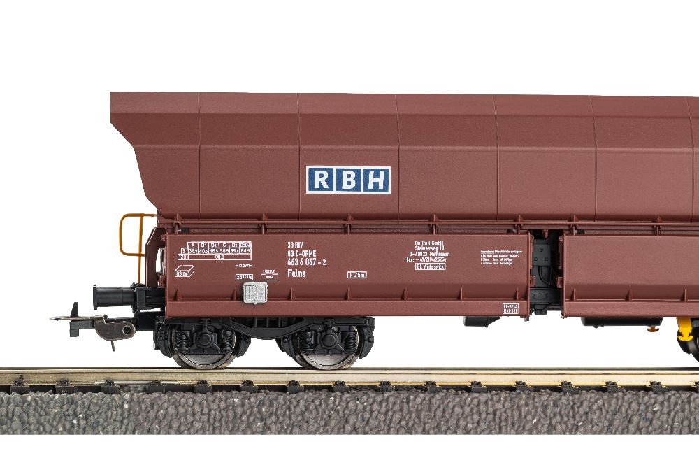 Piko 28339 2er Set Schüttgutwagen Falns RBH VI 1:87 Spur H0 DC