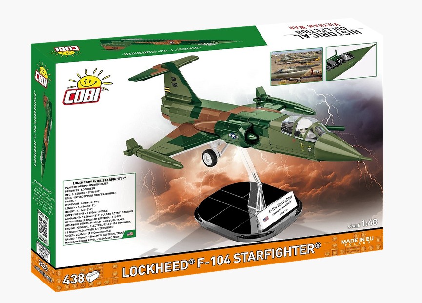 Cobi 2426 Lockheed F-104 Starfighter 1:48 Bausatz Neu OVP