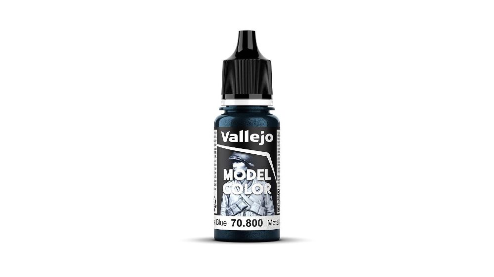 Vallejo 70800 Stahlblau, Metallic, 18 ml Model Color NEU