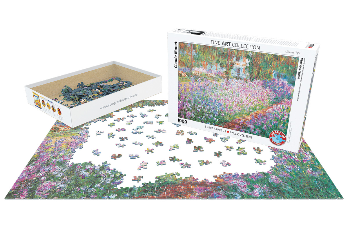 EUROGRAPHICS 6000-4908 Monets Garten Claude Monet 1000 Teile Puzzle NEU