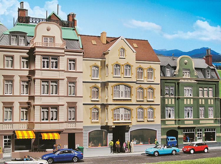 Faller 130447 Stadthaus mit Kneipe 1:87 Spur H0 Bausatz Neu OVP