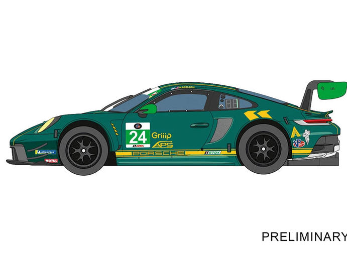 Carrera 50051052 Porsche 911 GT3 R "Wright Motorsports, No.24" Hybrid