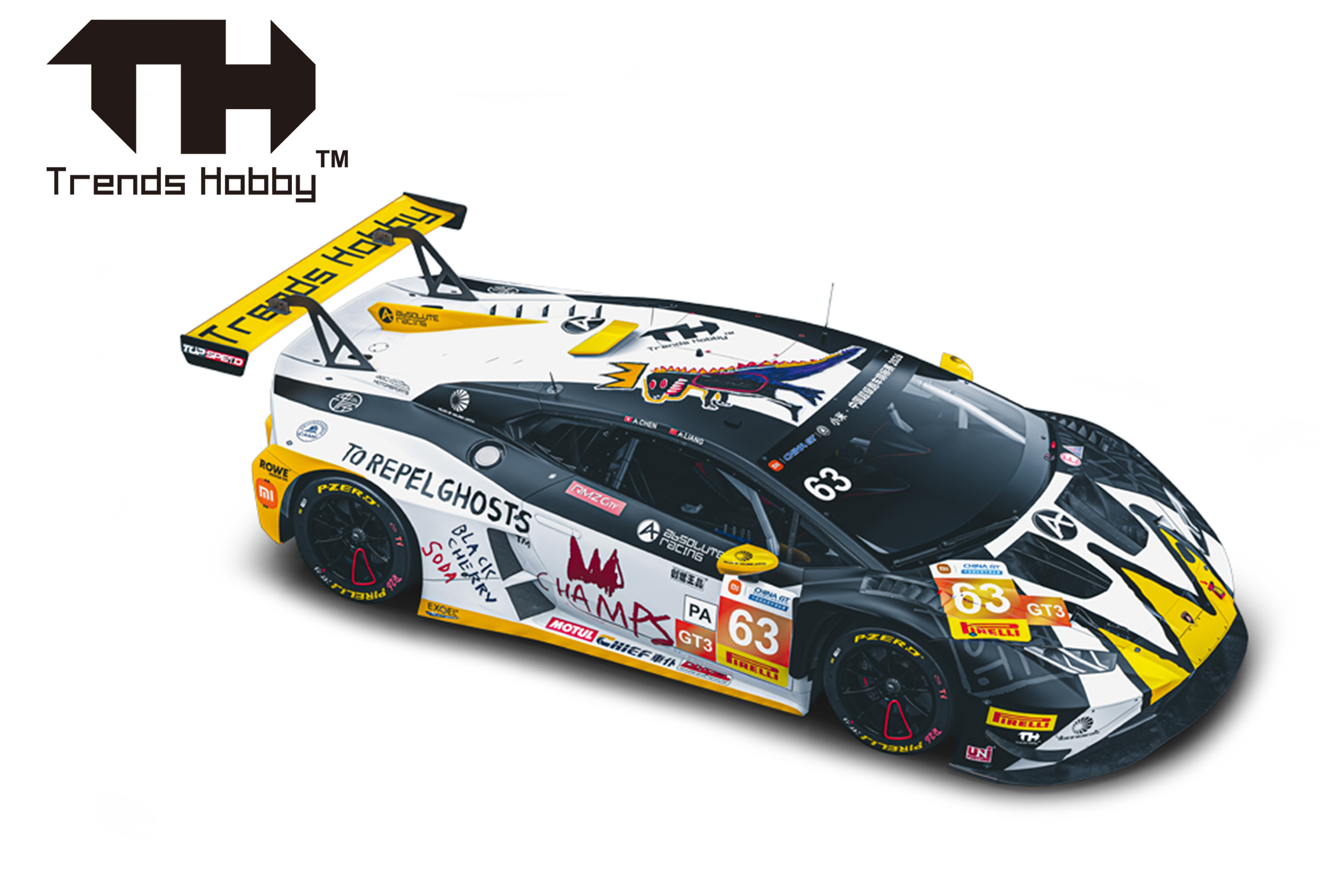 Herpa 864TH000027 Lamborgh Huracan GT3 GT26 No63