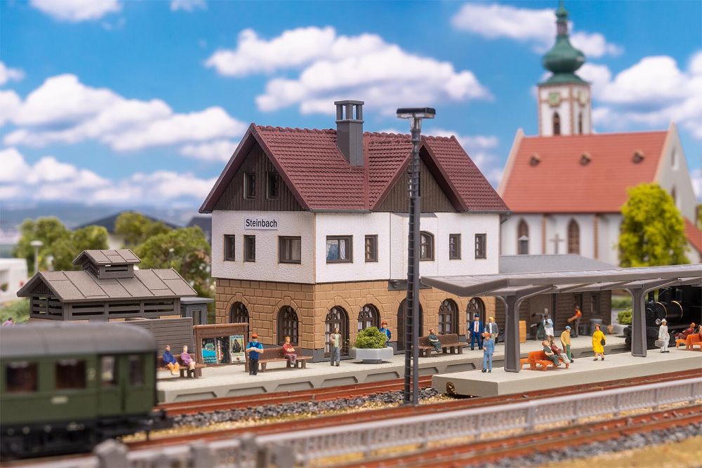 Faller 212129 Bahnhof Steinbach 1:160 Spur N Bausatz NEU OVP
