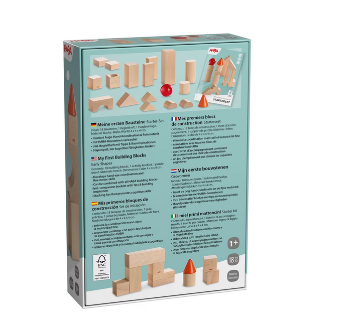 HABA 2013395001 Meine ersten Bausteine Starter-Set 18 Bauklötze NEU