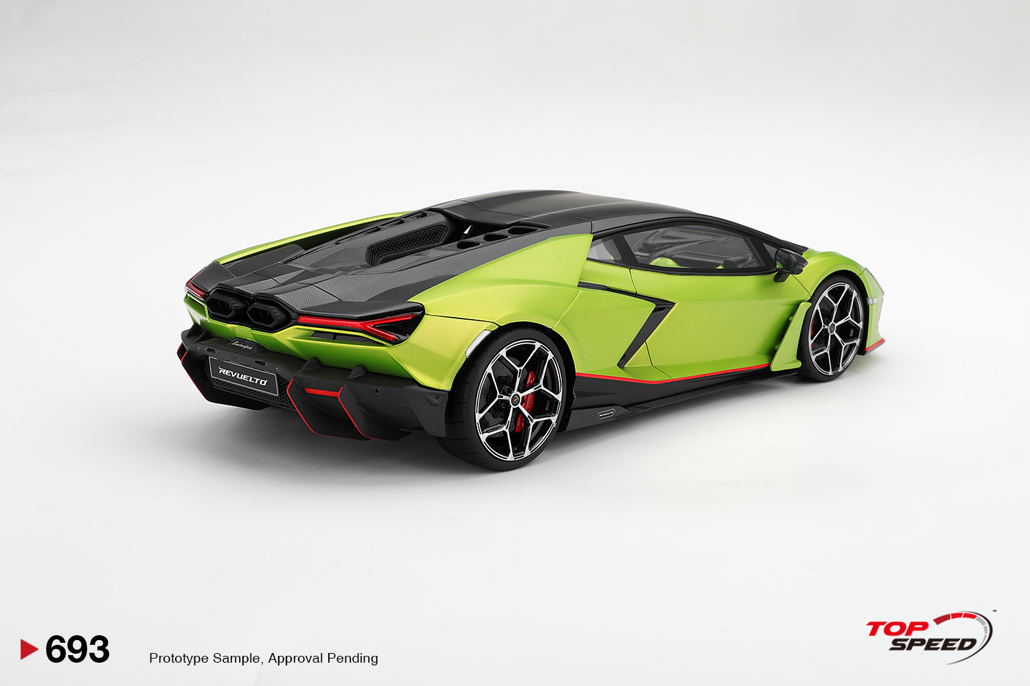 Top Speed 693 1:18 LAMBORGHINI REVUELTO VERDE CITREA MATT 2026