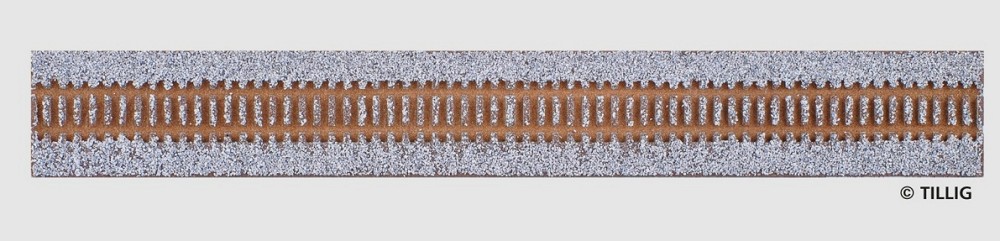 Tillig 86351 Gleisbett gerade 332mm G1-G5 Spur TT 1:120 werks. ausverk.