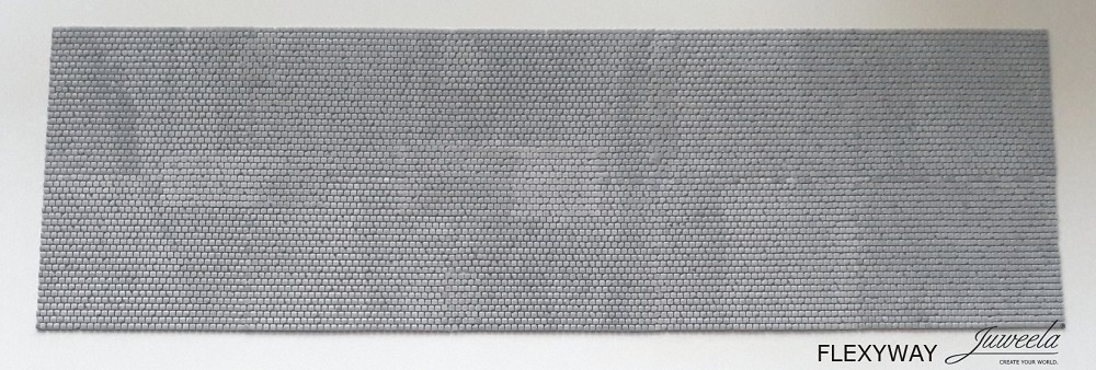 Juweela 28273 FLEXYWAY Pflasterstraße Altstadt Kopfsteinplatz 32x9cm (Mini