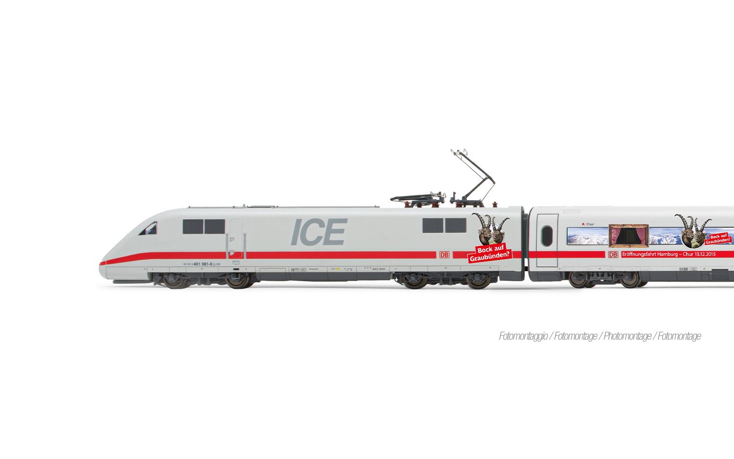 Lima HL1755 DB AG, ICE1, Tz 186 „Chur“ mit zusätzlichen Schweizer Stroma