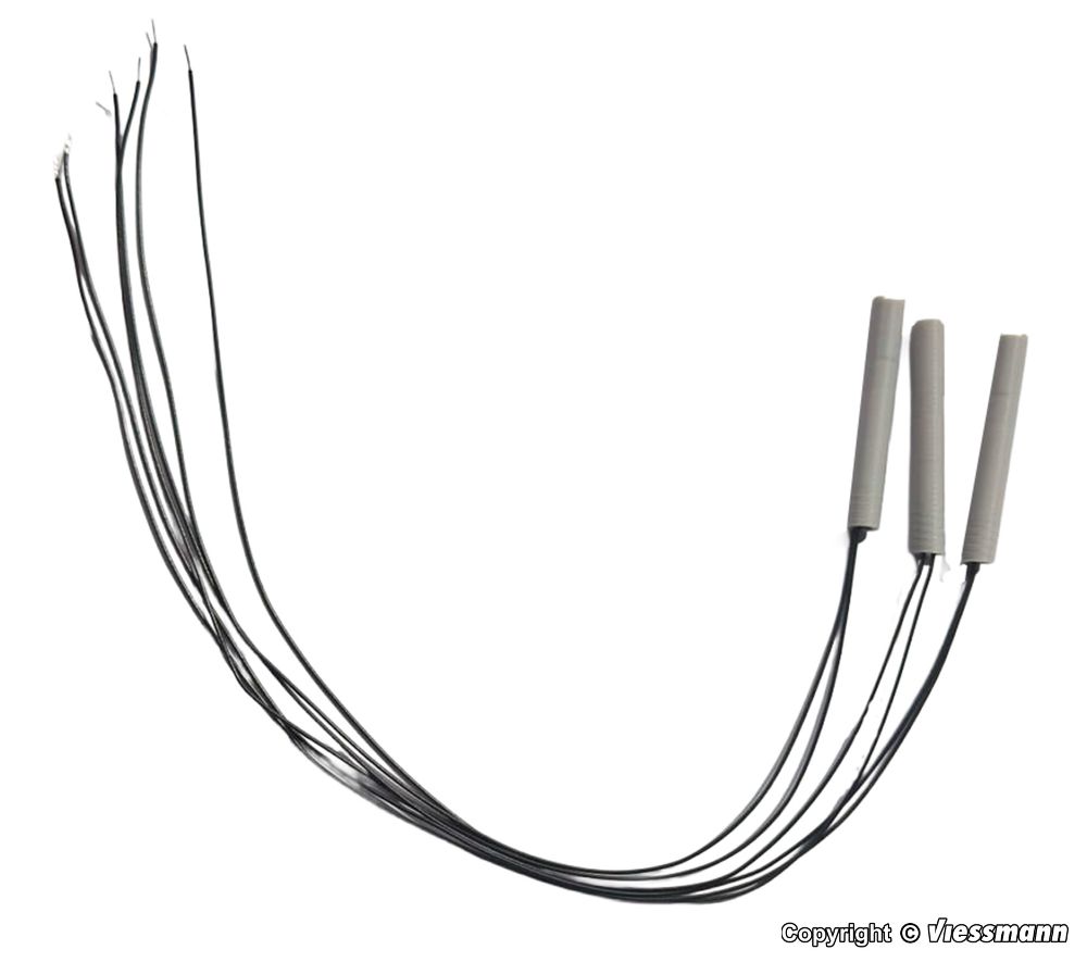 Viessmann 8441 Fahrzeugdetektor, 3 Stück 1:87 Spur H0 NEU OVP