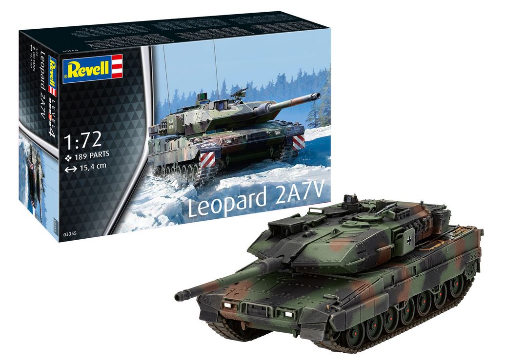 Revell 03355 Leopard 2A7V 1:72 Modellbausatz Neu OVP