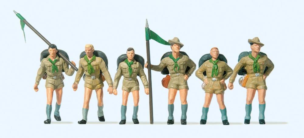 Preiser 10260 Pfadfinder 1:87 Spur H0 Neu OVP Figuren