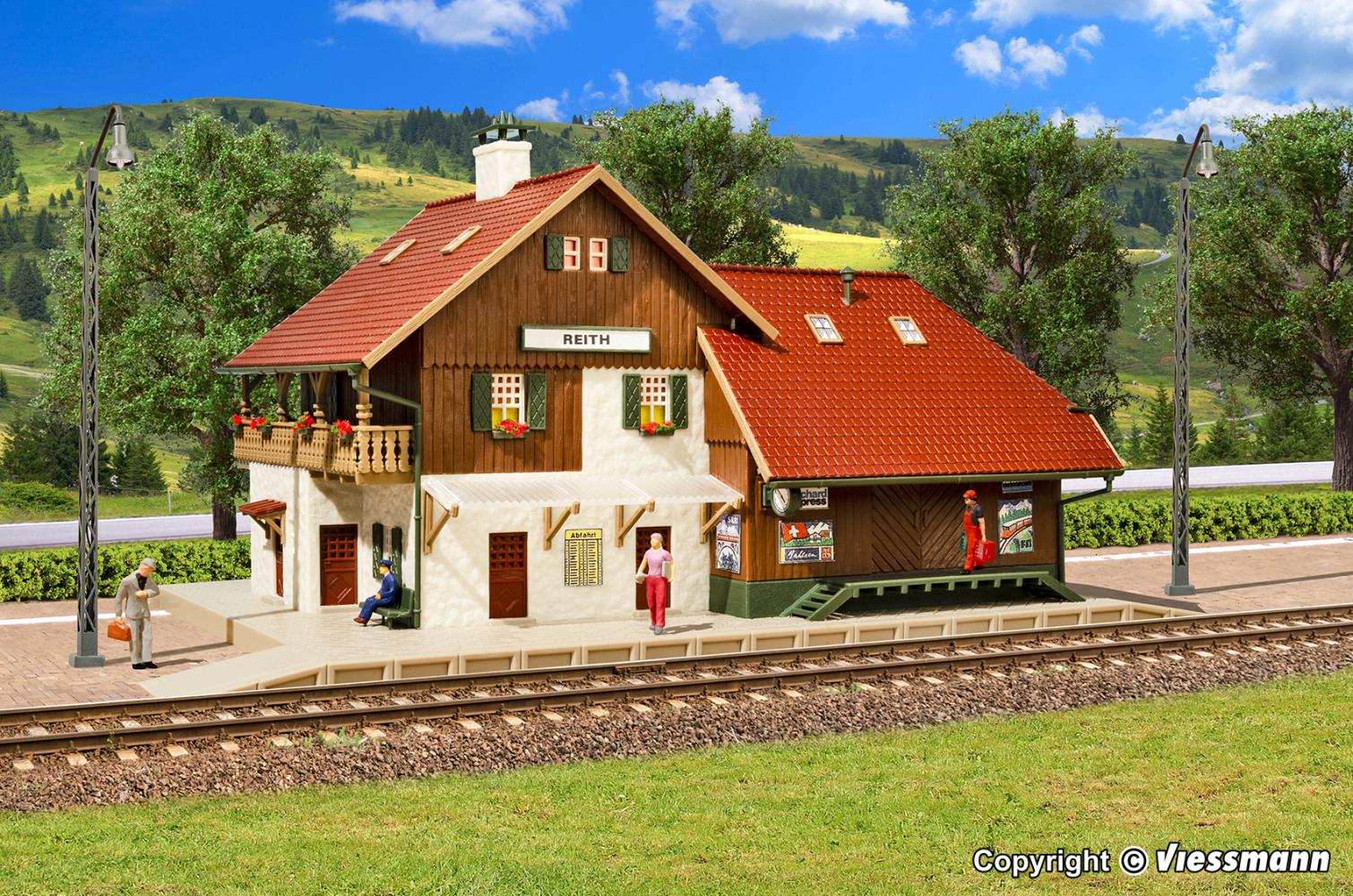 Vollmer 43530 Bahnhof Reith 1:87 Spur H0 Bausatz Neu OVP