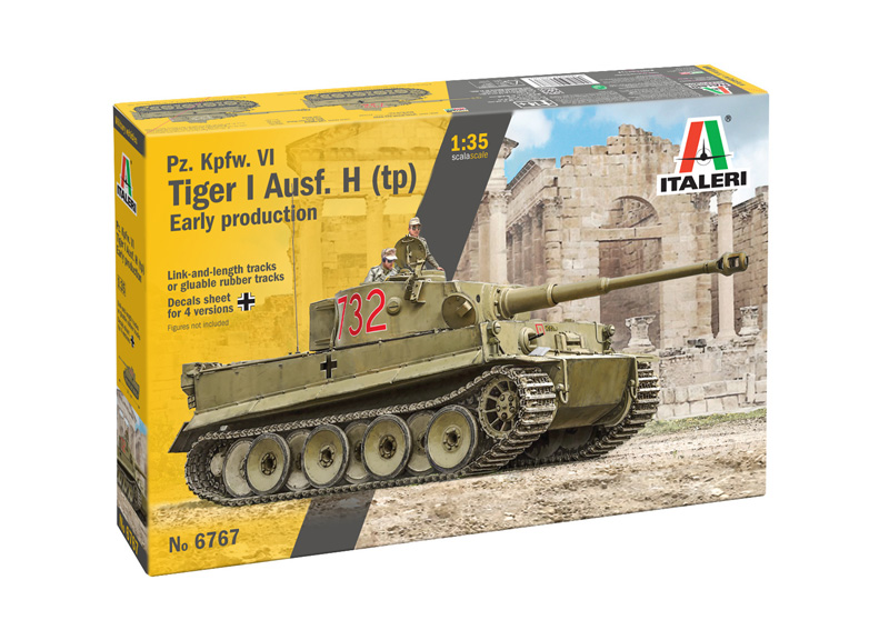 Italeri 6767 Pz. Kpfw VI Tiger I Ausf. H (tp) 1:35 Bausatz NEU OVP