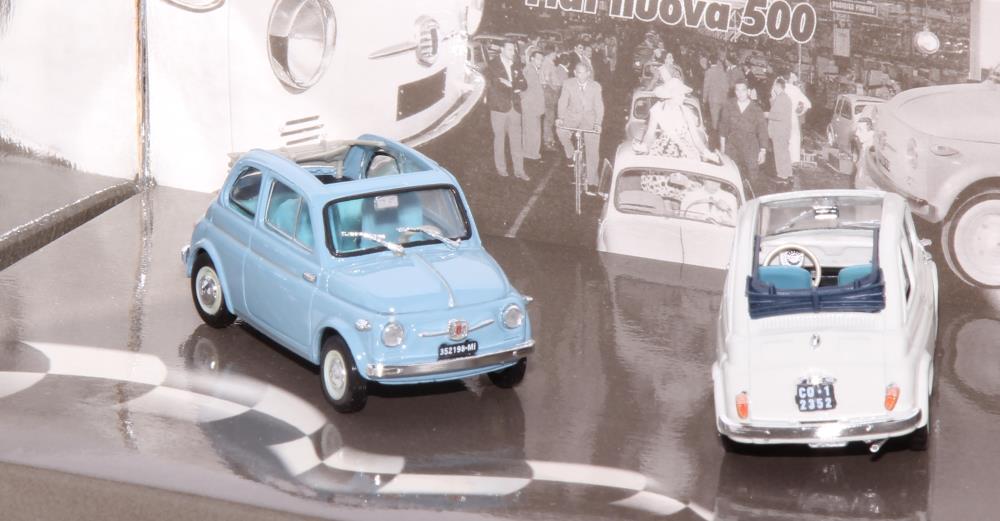 Speidel BRA006 Anteprima Fiat 500 nuovo 2er Set 1:43