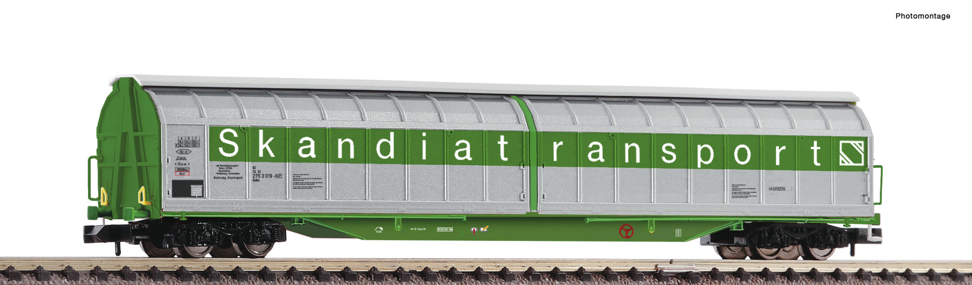 Fleischmann 838321 Großraum-Schiebewandwagen SJ 1:160 Spur N DC Neu