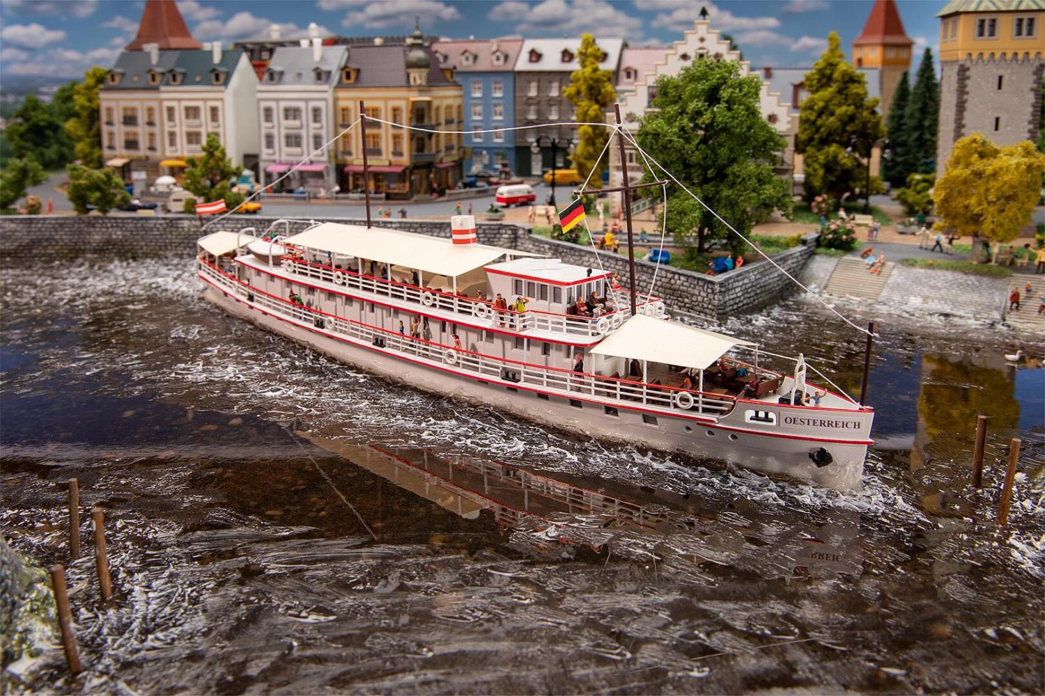 Faller 222415 Fahrgastschiff Oesterreich 1:160 Spur N Bausatz Neu